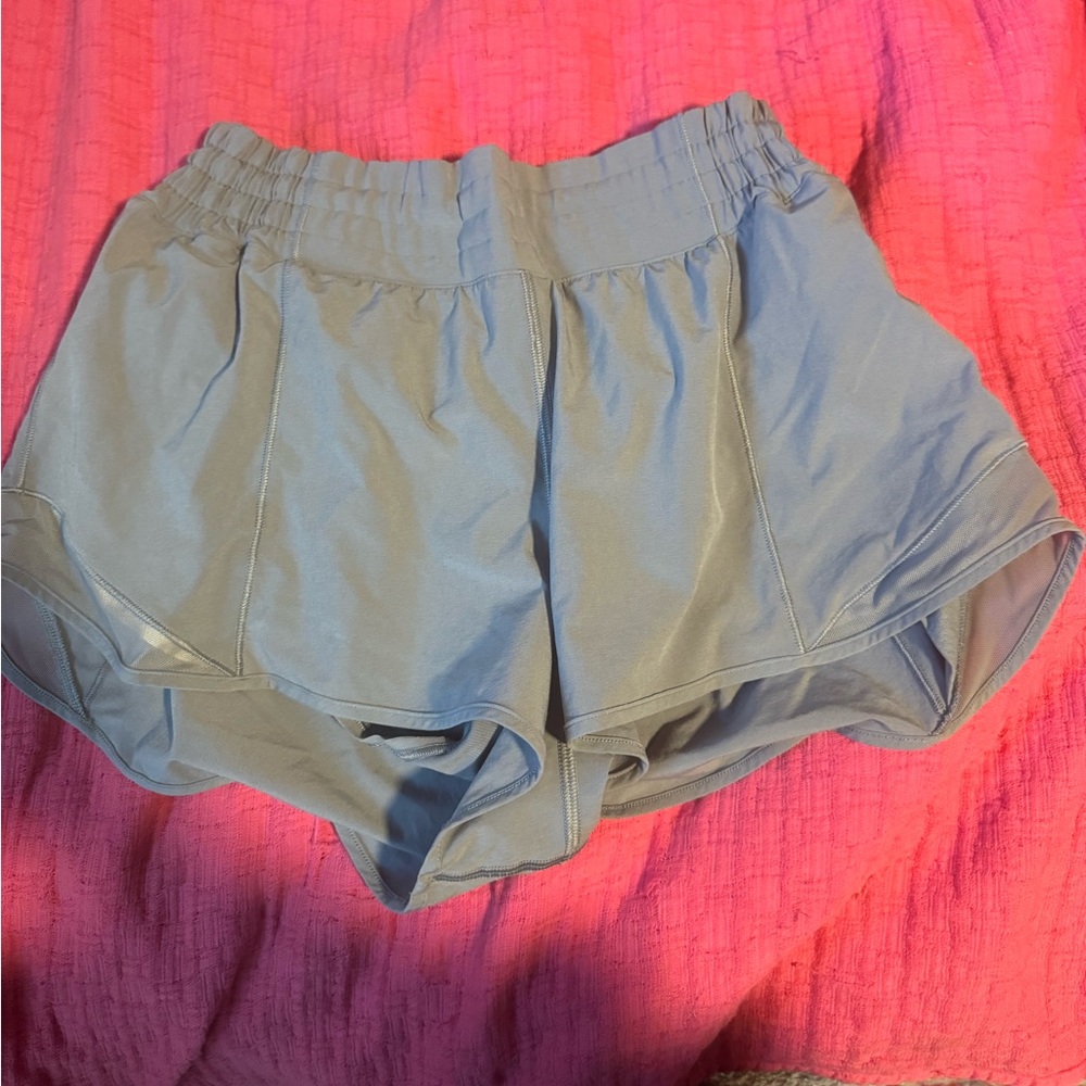Gray lululemon shorts great condition size 10